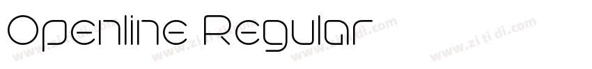 Openline Regular字体转换